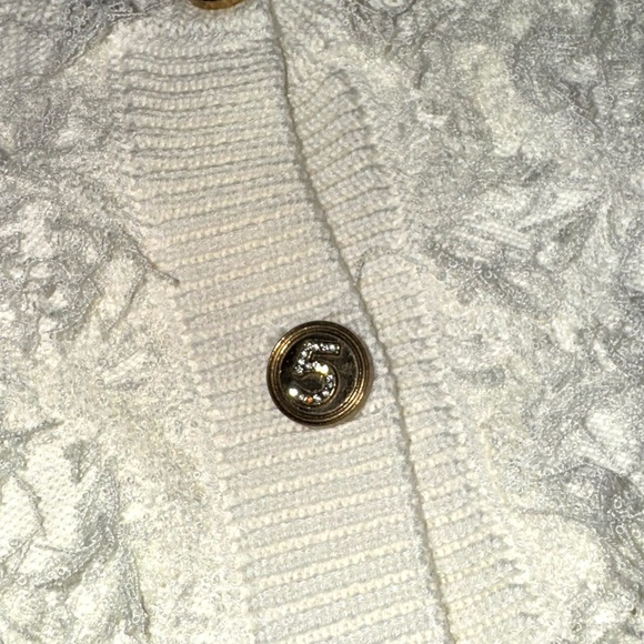 New Bella Barnett Pamano Skirt Set White Fluffy Sleeveless Mini Co-ord Classy - Picture 4 of 4